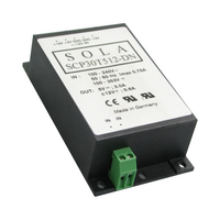 SOLAHD SCP DIN POWER SUPPLY, 30W, 5/12/12V OUTPUT, 85-264V IN, SWITCHING, LOW PROFILE(SCP 30T512-DN)